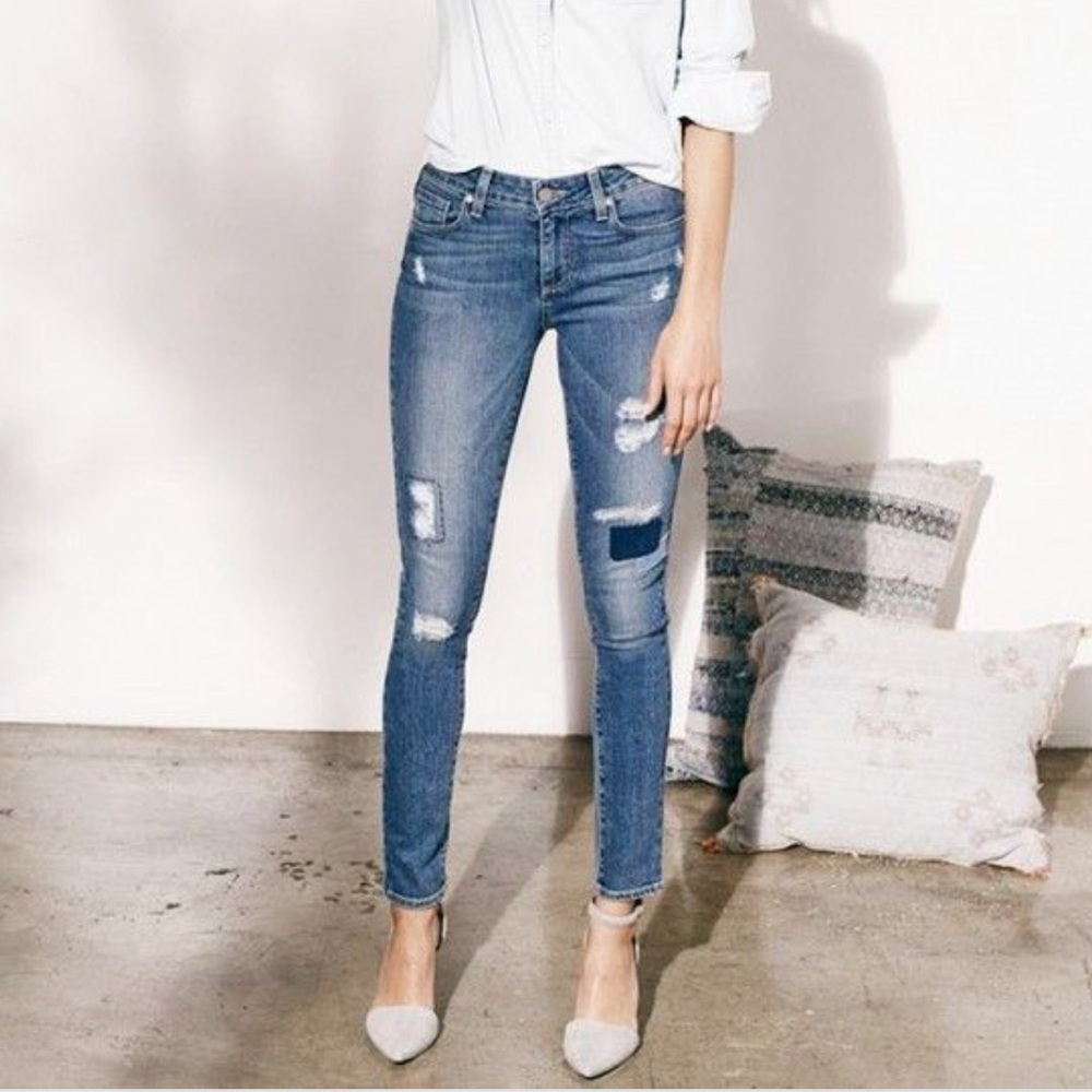 PAIGE Verdugo Ultra Skinny In Dazeley Destructed